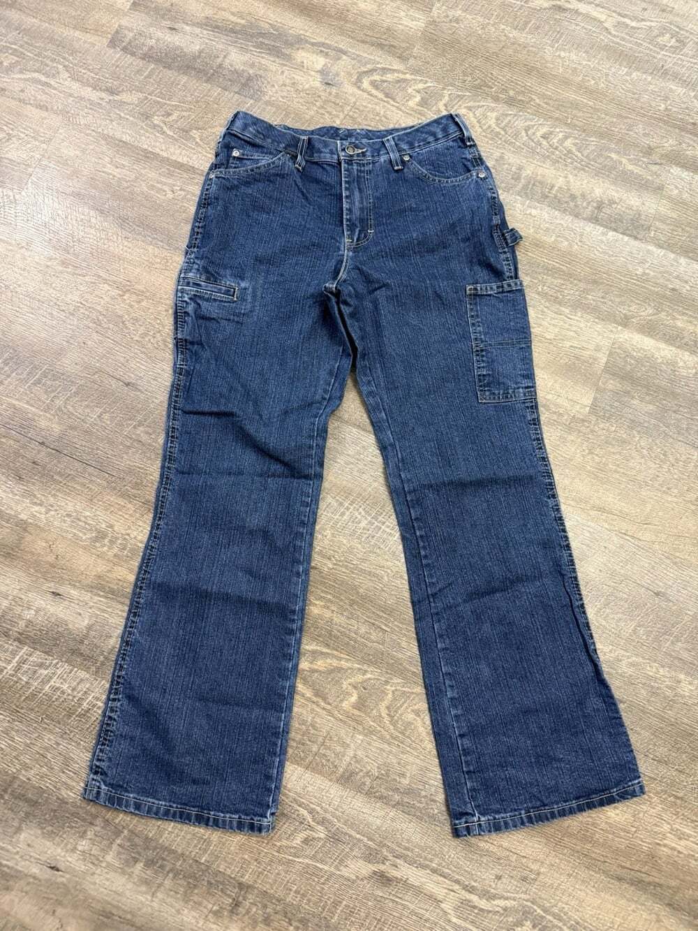 Dickies Women’s Relaxed Fit Carpenter Work Jeans Sz 10 Reg FD111SNB Vintage Y2K